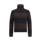 Dolce & Gabbana Striped Wool-Blend Turtleneck - Sweaters