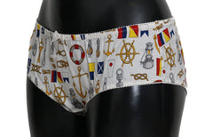 Dolce & Gabbana Underwear Sailor Print Silk Bottoms - IT4 | L - Briefs