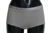 Dolce & Gabbana Underwear Silver With Net Silk Bottoms - IT4 | L - Boyshorts