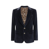 Dolce & Gabbana Velvet Sicily Blazer - Sport Jackets