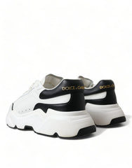 Dolce & Gabbana White Black Low Top Daymaster Sneakers Shoes - EU40/US9.5 - Sneakers