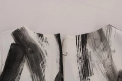 Dolce & Gabbana White Black Striped Printed Blouse Top - IT38|XS - Blouses