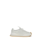Dolce & Gabbana White Calf Leather Bos Taurus Athletic Sneakers - EU39/US6
