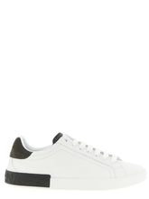 Dolce & Gabbana White Calfskin Low Top Sneakers