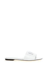 Dolce & Gabbana White Calfskin Slides