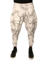Dolce & Gabbana White Camouflage Cargo Jogger Pants - Cargo Pants