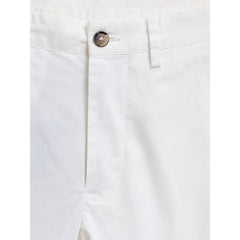 Dolce & Gabbana White Cotton Bermuda - 44 - Bermudas