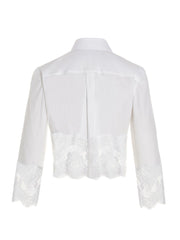 Dolce & Gabbana White Cotton Blouse