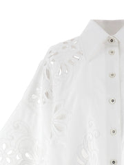 Dolce & Gabbana White Cotton Blouse - IT38
