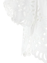 Dolce & Gabbana White Cotton Blouse - IT38
