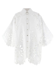 Dolce & Gabbana White Cotton Blouse - IT38