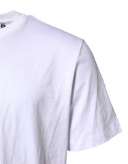 Dolce & Gabbana Valkoinen Puuvilla DG Loga Brodeeraattu Miesten T-paita - IT44 | XS