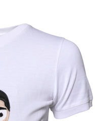 Dolce & Gabbana White Cotton #DGFAMILY Embroidery T-shirt - IT36|XXS - T-Shirts