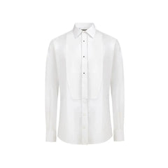 Dolce & Gabbana Bílá bavlněná košile - 38