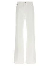 Dolce & Gabbana White Cotton Flared Jeans - IT40