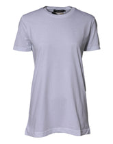 Dolce & Gabbana White Cotton Goodluck 2023 Crew Neck T-shirt - T-Shirts