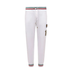Dolce & Gabbana White Cotton Joggers (Workout Pants) - IT50 | L