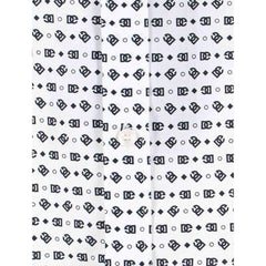 Dolce & Gabbana White Cotton Pattern Shirt - 41