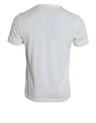 Dolce & Gabbana White Cotton Pocket Short Sleeves T-shirt - IT48 | M - T-Shirts