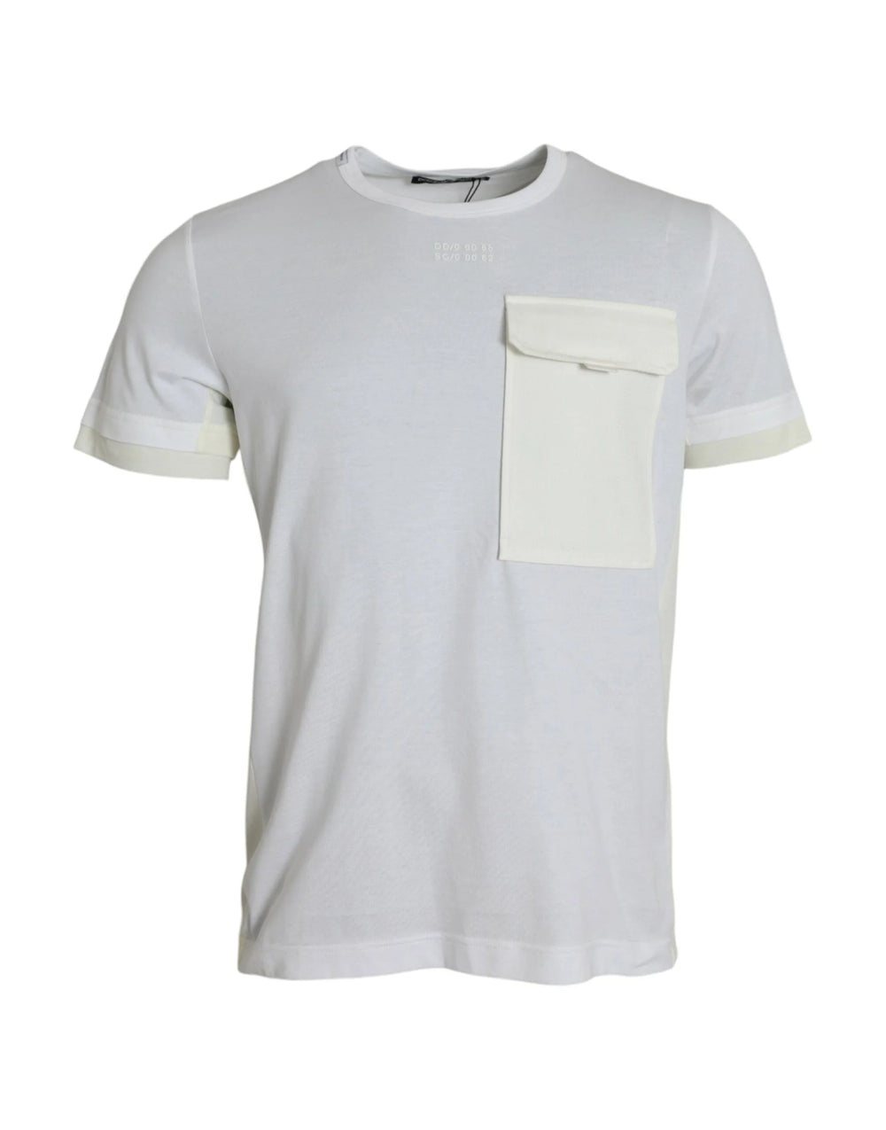 Dolce & Gabbana White Cotton Pocket Short Sleeves T-shirt - IT48 | M - T-Shirts