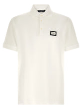 Dolce & Gabbana White Cotton Polo Shirt