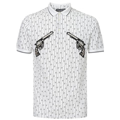 Dolce & Gabbana White Cotton Polo Shirt - IT46 | S - Polos
