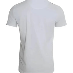 Dolce & Gabbana White Cotton Roundneck Short Sleeve T-shirt - T-Shirts