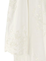 Dolce & Gabbana White Cotton Short Dress - IT40