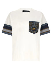 Dolce & Gabbana White Cotton T-Shirt
