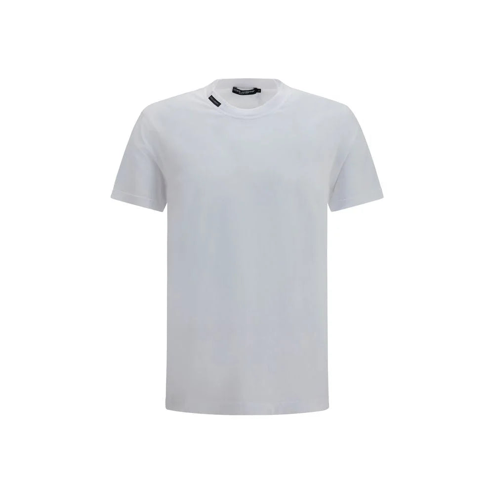 Dolce & Gabbana White Cotton T-Shirt