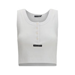 Dolce & Gabbana White Cotton T-Shirt - IT42 | L