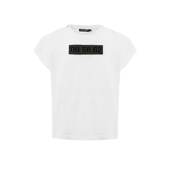 Dolce & Gabbana White Cotton T-Shirt - IT56 | 3XL - T-Shirts