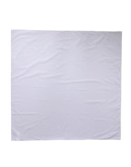 Dolce & Gabbana White Cotton Wrap Square Shawl Stole 91cm x 90cm Scarf