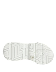 Dolce & Gabbana White Daymaster Graffiti Low Top Sneakers Shoes - EU40/US9.5