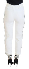 Dolce & Gabbana White DG Logo Sweatpants Pants - IT36|XXS - Joggers