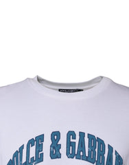 Dolce & Gabbana White DG Milano Cotton Crew Neck T-shirt - IT52 | XL - T-Shirts