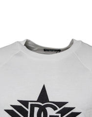 Dolce & Gabbana White DG Sport Crew Neck Short Sleeve T-shirt - IT50 | L - T-Shirts