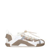 Dolce & Gabbana White Fabric Athletic Sneakers - EU39.5/US6.5