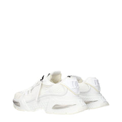 Dolce & Gabbana White Fabric Athletic Sneakers - EU41/US11
