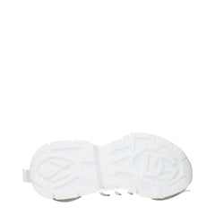 Dolce & Gabbana White Fabric Athletic Sneakers - EU42/US9