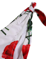 Dolce & Gabbana White Floral Swimsuit 2 Piece Top Bottom Swimwear - IT3 | M - Classic Bikinis