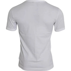Dolce & Gabbana White King Of Love Round Neck Short Sleeves T-shirt - T-Shirts
