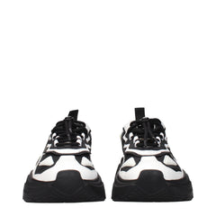Dolce & Gabbana White Leather Chunky Sneakers - EU44/US11