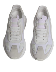 Dolce & Gabbana White Leather Daymaster Low Top Sneakers Shoes - EU39/US6 - Sneakers