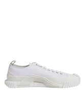 Dolce & Gabbana White Leather Low Top NS1 Sneakers Shoes - EU44/US11 - Sneakers