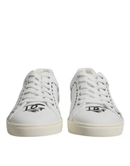 Dolce & Gabbana White Leather Milano Low Top Sneakers Shoes - EU44.5/US11.5 - Sneakers
