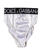 Dolce & Gabbana White Logo Brief High Waist Panty Underwear - IT2 | S