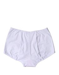 Dolce & Gabbana White Logo Girdle High Waist Panty Underwear - IT1 | XS
