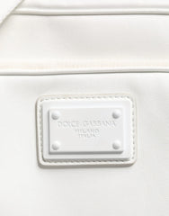 Dolce & Gabbana White Logo Plaque Crossbody Shoulder Borse Men Bag