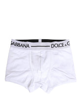Dolce & Gabbana valge logo vöökohtade ja tavalised boksershortsid aluspesu - IT4 | S